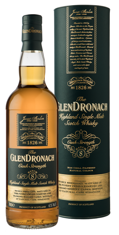 GlenDronach Cask Strength Batch 8 bottle